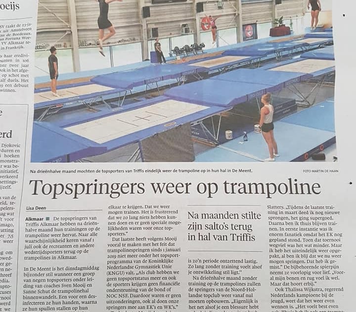 Triffis Alkmaar terug op trampoline