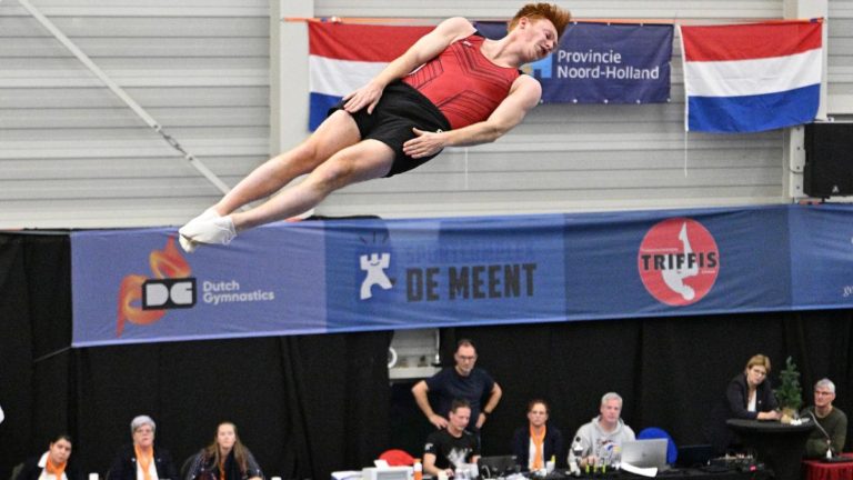 Verdedigend en berekenend naar Nederlandse titel, trampolinespringers Triffis oppermachtig in eigen huis