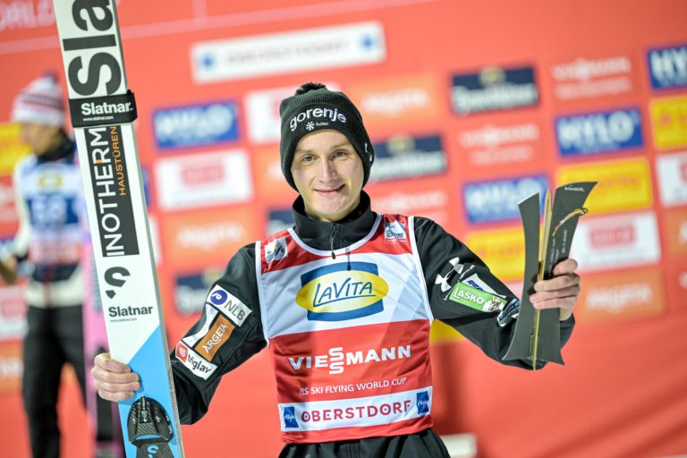 Prevc finishes sensational Ski Flying weekend for Slovenia with win in Oberstdorf