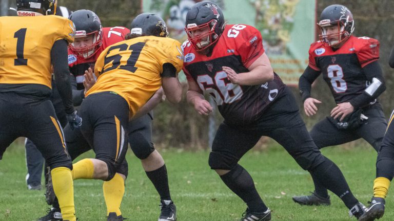 Pas als er echt getackeld, gebeukt en ’gehit’ wordt, weet West Frisian Outlawz waar het staat bij internationale mijlpaal. ’Er valt nog wat bij te spijkeren’