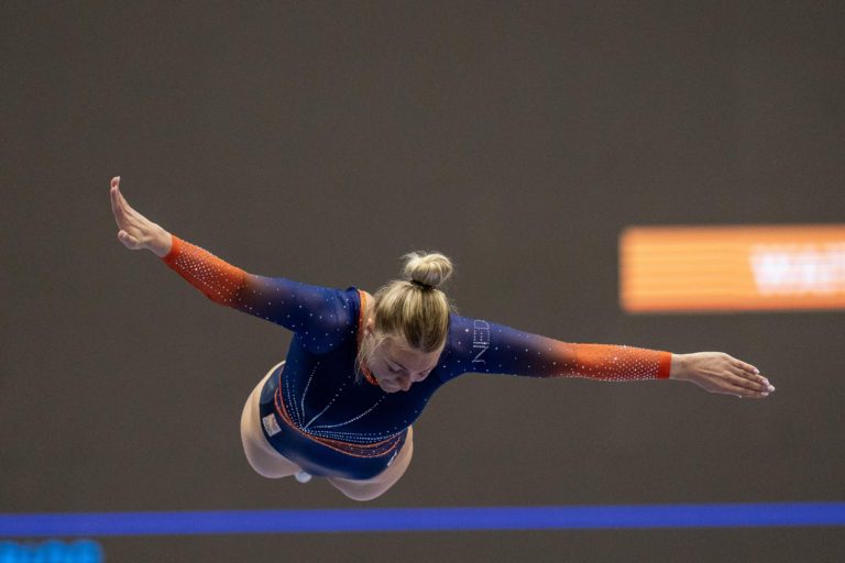 Trampolinespringster Claudia de Graaf (29) uit Vries geniet van ‘toetje’ van carrière. ‘Voelt echt als een extraatje’